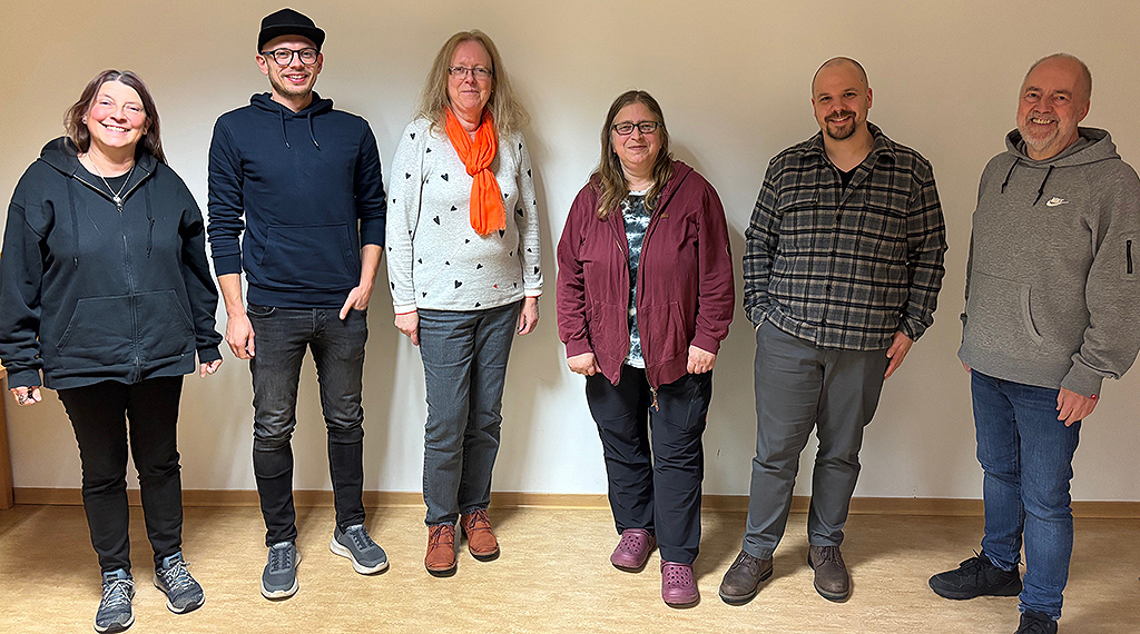 Kathrin Jacob, Patrick Alexander, Barbara Schlemmer, Karen Löffler, Phillip Niehage, Dietmar Schnell Foto: privat
